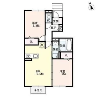 ATLAS(アトラス)【1階】の間取り