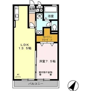 グリーンテラスA【3階】の間取り