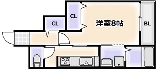 フェリス ウィステリア【3階】の間取り