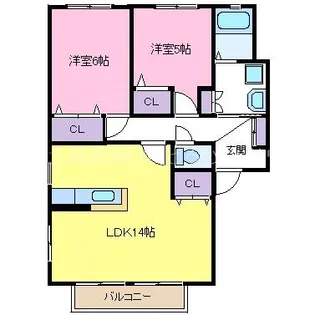 アニマル・ウィズ【1階】の間取り
