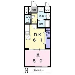 COCO HOUSE【3階】の間取り