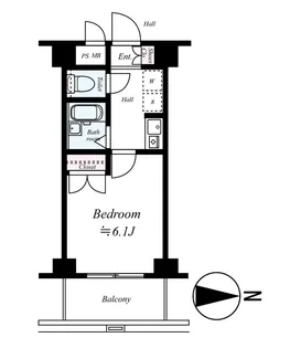 ロイヤルアメニティー中板橋【5階】の間取り