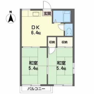 メイプルYH【2階】の間取り