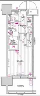 グランド・ガーラ川崎西口【8階】の間取り