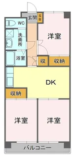 ラフォーレ二番町【4階】の間取り