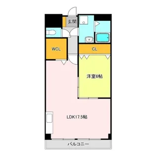 あさひレジデンス三番館【6階】の間取り