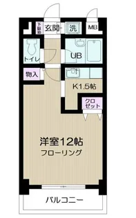 ルーセント方南【3階】の間取り