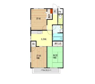 ラフィーネI【4階】の間取り