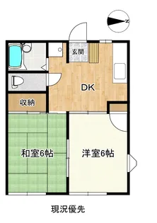 ミキハイツ【1階】の間取り