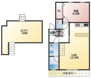 Biancane(ビアンカーネ)【2階】の間取り