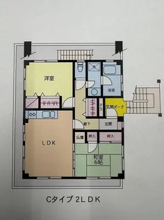 ハイツニコー【4階】の間取り