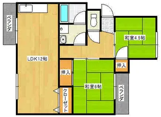 アバンセコーポ【1階】の間取り