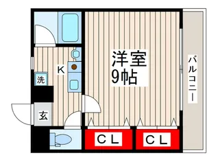 ミュ-ズ江古田【3階】の間取り