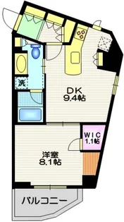 ベルティス渋谷【6階】の間取り