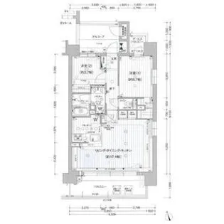 プレサンス ロジェ 名古屋浅間町ザ・レジデンス【14階】の間取り