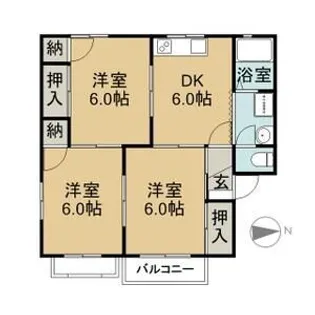 メゾンドール【2階】の間取り