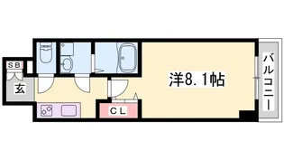 アドバンス神戸ラフィナート【14階】の間取り