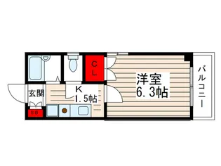 サンモール百瀬【3階】の間取り