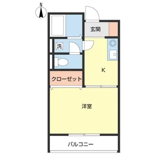 ヒルトップ公津【1階】の間取り