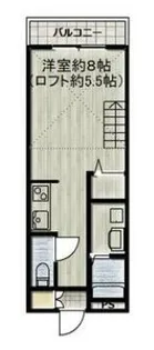 ミレニアムステージエスケー新横浜【2階】の間取り