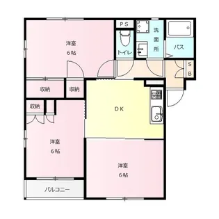 クラインヴィラ【2階】の間取り
