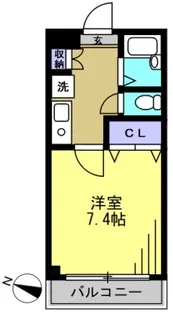 MKナメカワ【3階】の間取り