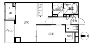 MAORI【6階】の間取り