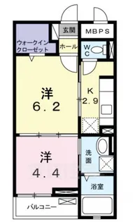 グランシャリオ2【2階】の間取り