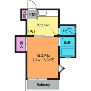 カーサフロレスタ【2階】の間取り