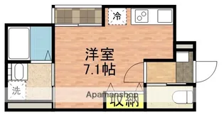 CASA RAILWAY SIDE【1階】の間取り