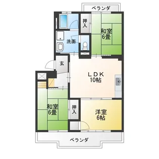 いとうハイツ【3階】の間取り