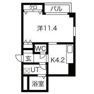 アミティ小阪【6階】の間取り