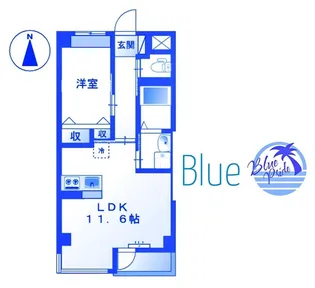 プリオール・鶴ケ峰【1階】の間取り