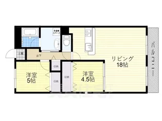 ツインパレス北伊丹【3階】の間取り