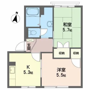 ラガーズコート【1階】の間取り