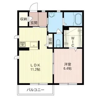 フィオーレ ピッコロ【1階】の間取り