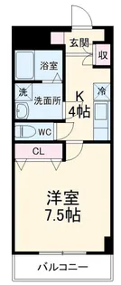 ポワール・K【2階】の間取り