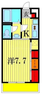 リブリ エクセル柏【2階】の間取り