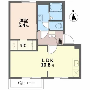 フレグランスにらやま A【2階】の間取り