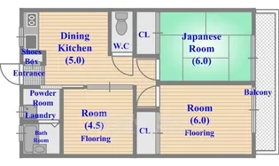 ハイネス福寿【1階】の間取り