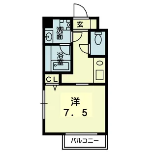 KARIN本荘【3階】の間取り