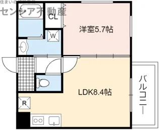 フジパレス森河内西II番館【2階】の間取り