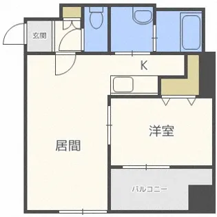 クラリス豊平3・9【10階】の間取り