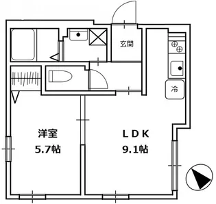 Seiei久喜東【1階】の間取り