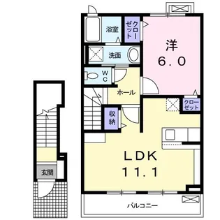 グラン・シャリオ【2階】の間取り