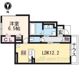 カーサフェリーチェ2【1階】の間取り