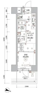 ARCOBALENO HASUNEII【1階】の間取り
