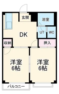 エルディム横手【2階】の間取り