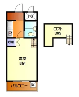 サテライト立花【4階】の間取り