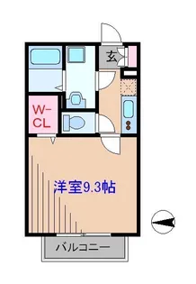 キャトルセゾン【1階】の間取り